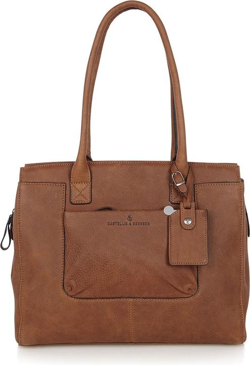 Castelijn & Beerens Carisma shoulder bag RFID leather 38 cm laptop compartment