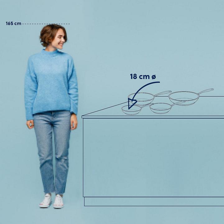 Image du produit Kela Kerros (18 cm, Poêle à frire, Fonte d'aluminium)