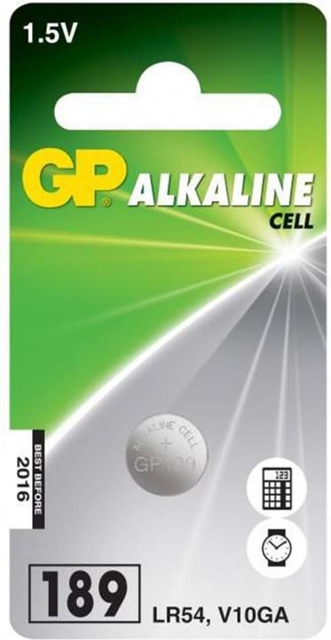 Actual product image GP Batteries GP Button cell Alkaline LR54 1.5V, 1 pc. (1 pcs., AG10, 44 mAh)