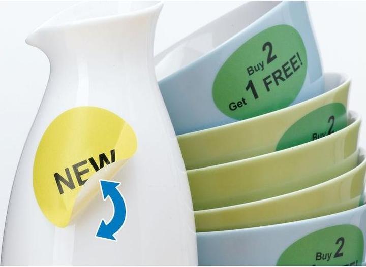 Actual product image HERMA A4 removable labels