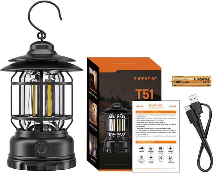 Actual product image Superfire Camping lamp