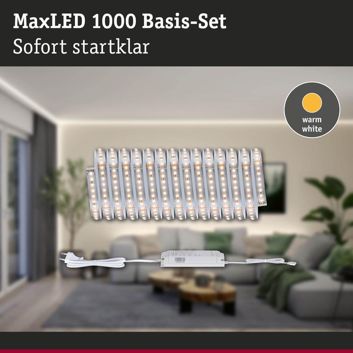 Actual product image Paulmann MaxLED 1000 Basisset (Warm white, 500 cm, Indoor)