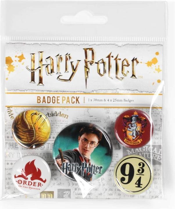 Actual product image Gryffindor Pin Set 5Pack