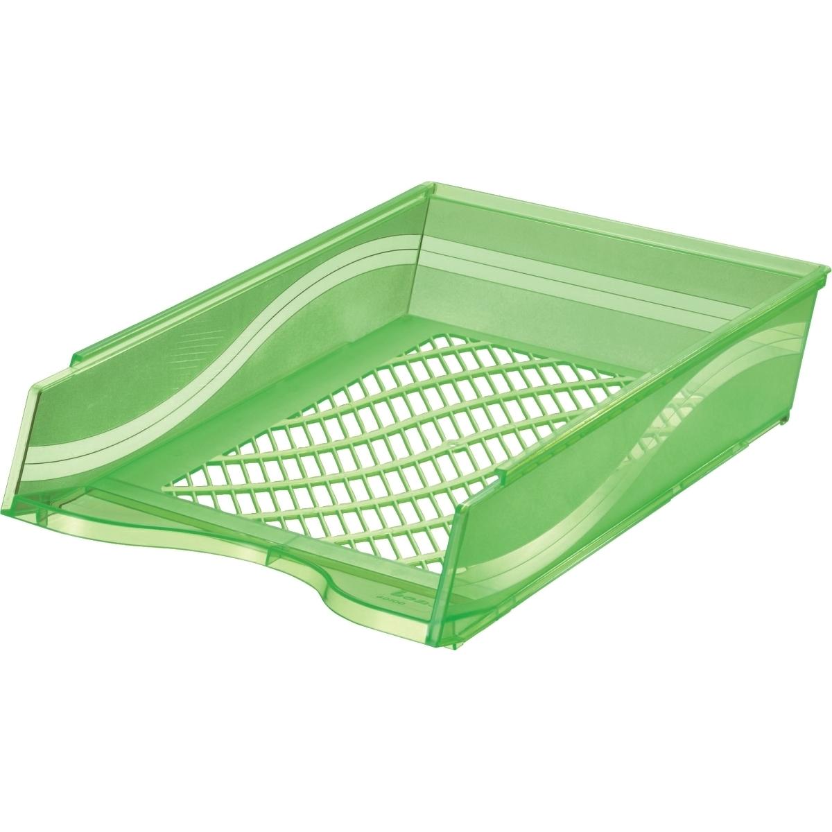 Bene, Dokumentenablage, Briefablage grün-transparent (A4)