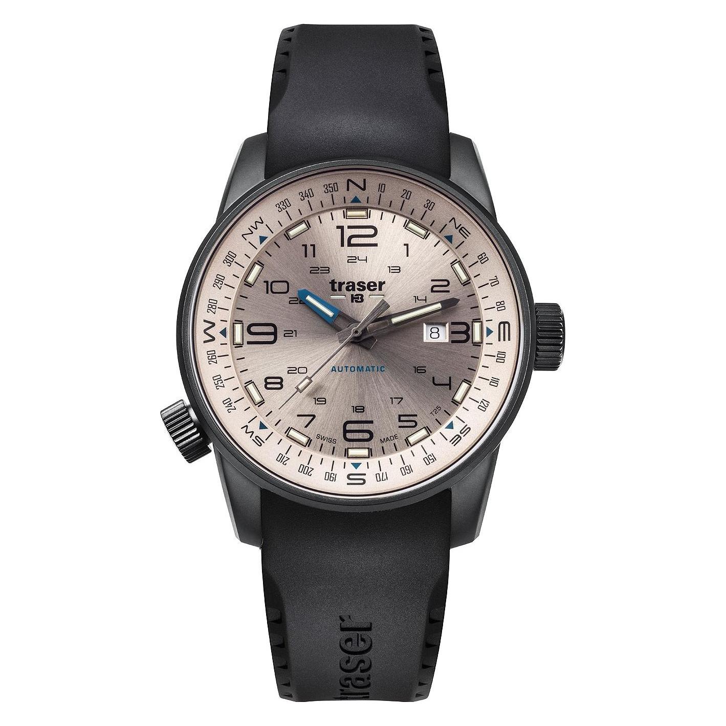 Traser, Armbanduhr, H3 110455 P68 Pathfinder Automatik 46mm 10ATM, Schwarz, (46 mm)
