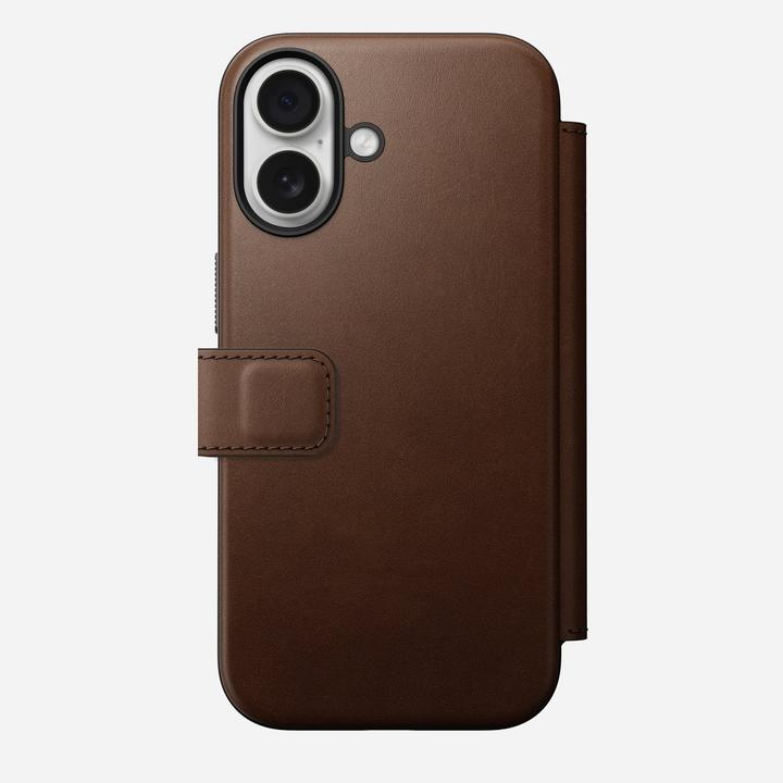 Actual product image Nomad Modern Leather Folio - Lederhülle für das iPhone (Apple iPhone 17)