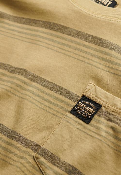 Actual product image Superdry Contrast Stripe Pocket Tshirt (XXL)
