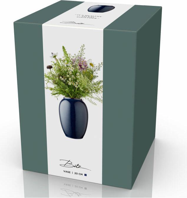Image du produit Bitz Vase 20 cm bleu (1x, 4.73 l)