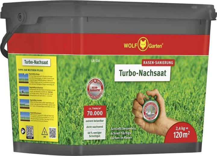 Wolf-Garten 3826052 - LR 120 TURBO-NACHSAAT 1 St. (Risemina del prato)