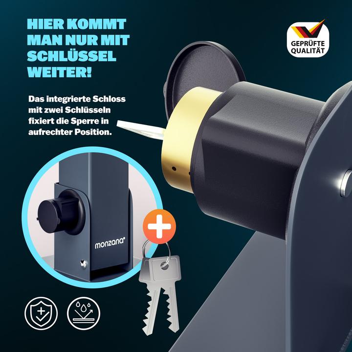 Actual product image Monzana Parking barrier