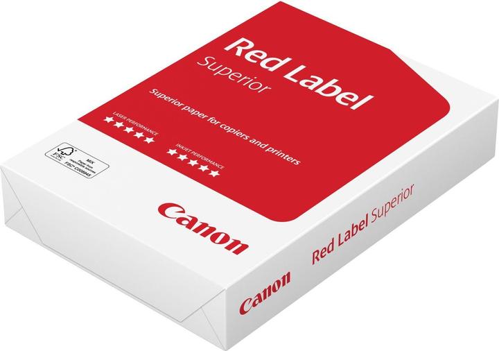Productafbeelding Canon Red Label Superior A4 zakelijk papier 90 g/m² - 500 vel kopieerpapier FSC (120µm dikte, 168 W (90 g/m², 500 x, A4)