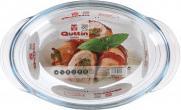 Immagine prodotto Quttin casseruola ovale in vetro con coperchio 3l + 1l qu