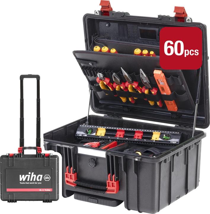 Produktbild Wiha Werkzeugkoffer XL2 Trolley electr 60tlg (60 Teile)