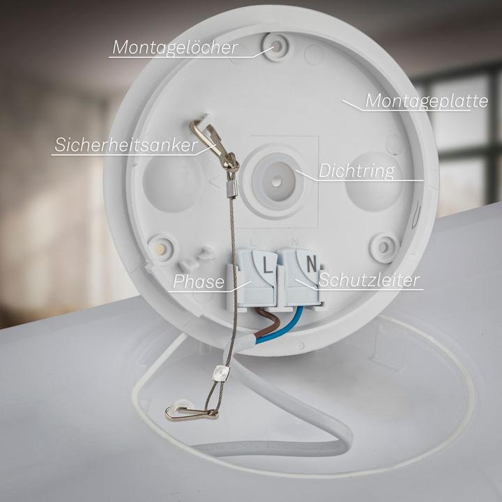 Immagine prodotto Briloner SLIM CASE Ultraflache LED Deckenleuchte im Cut-Case - Weiss (3000 lm)