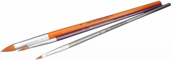 Actual product image Magni 955512 - Professional brush set, round brush size 3, cat's tongue brush size 2 and 8