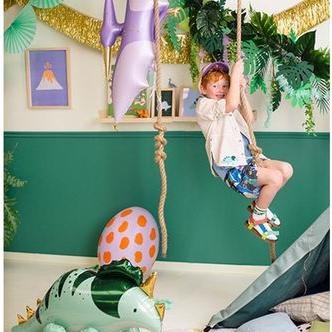 Actual product image Partydeco XXL Foil Balloon Dino Pterodactyl Frosted