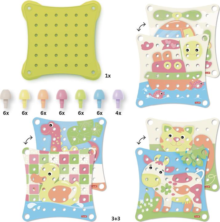 Actual product image Quercetti Jumbo Peggy