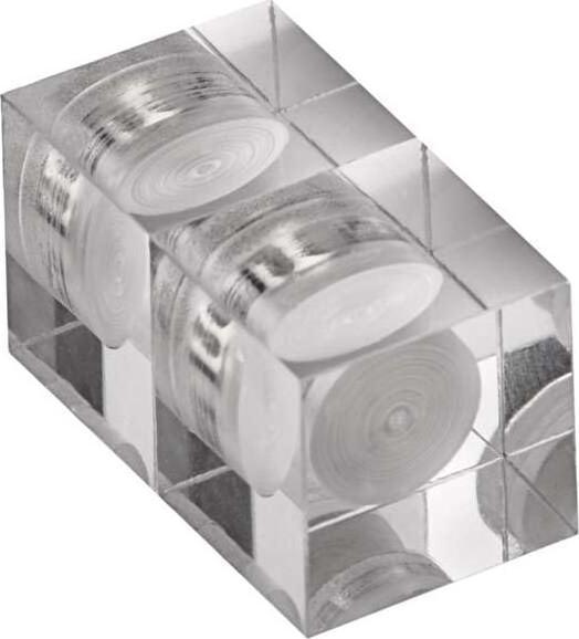 Actual product image Maul Neodym-Würfelmagnet Acryl 4 Stück, Silber, Detailfarbe (4x)