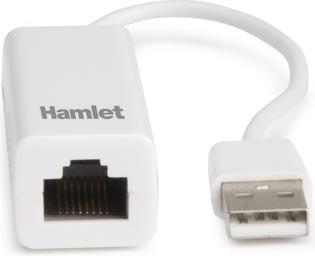 Actual product image Hamlet USB 2.0 to Lan adapter transfer speed up to 10/100 Mbps (Ethernet, USB)
