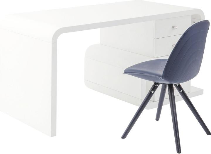 Immagine prodotto Kare Design Serpente bianco del club (150 x 70 x 76 cm)