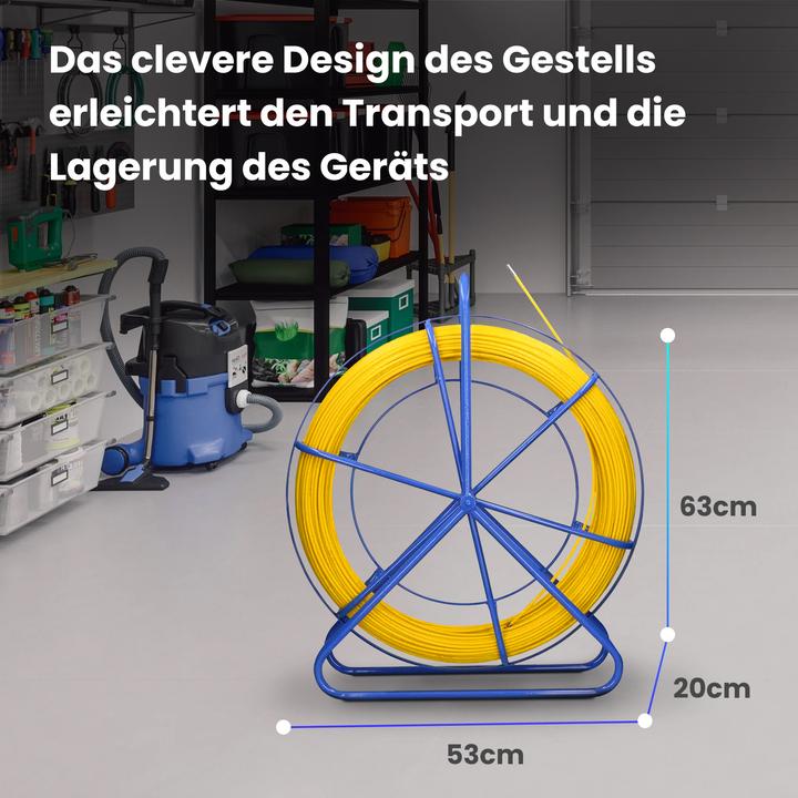 Actual product image Extralink EX.16026 cable puller-feeder Blue, Yellow (50 m)