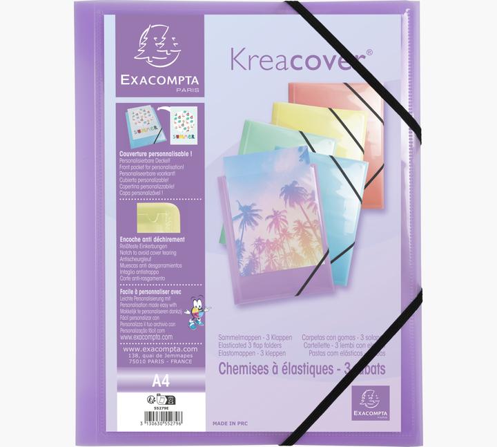 Produktbild Exacompta Aquarel - Gummizugmappe (A4, 1 x)