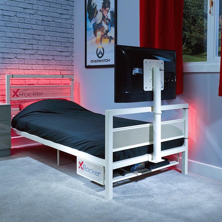 Actual product image X Rocker Lit de jeu Basecamp TV Blanc (90 x 190 cm)