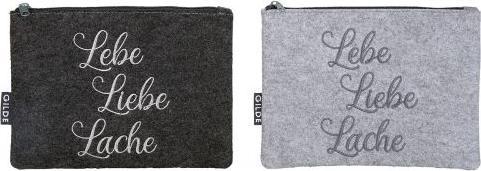 Actual product image Gilde Felt bag Live,Love,Laugh