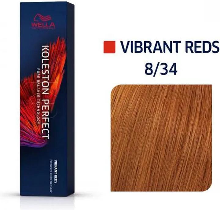 Produktbild Wella Professionals - Koleston Perfect ME â„¢ Vibrant Reds Permanent Hair Color 60 ml - Shade: 8/34 (8/34)