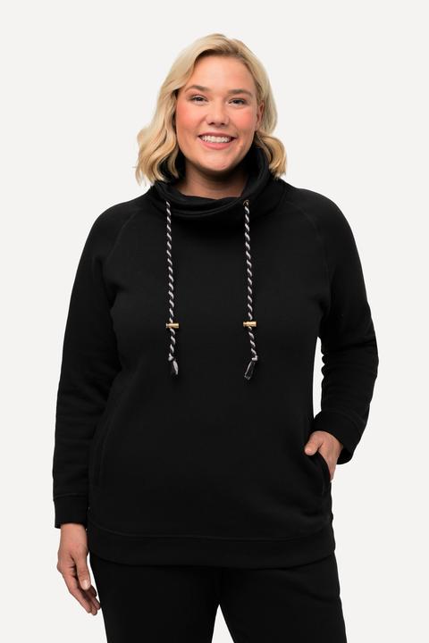 Produktbild Ulla Popken Sweatshirt, weiter Stehkragen, Taschen, Raglan-Langarm (54)