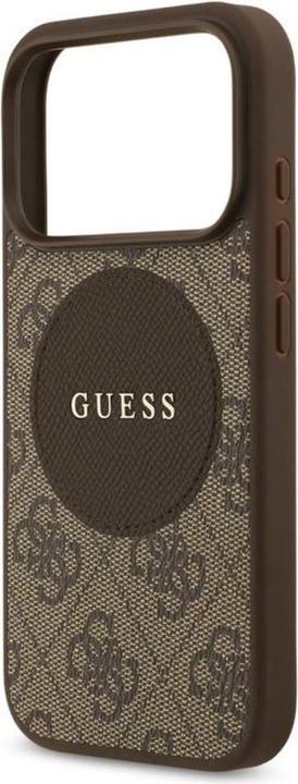 Productafbeelding Guess - 4G Circle Classic Logo MagSafe (GUHMP17XP4PGRSGW) - iPhone 17 Pro Max - Brown (Apple iPhone 17 Pro Max)