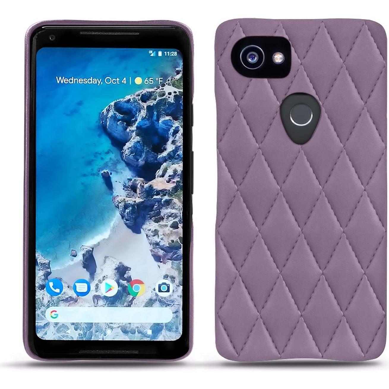 Thumbnail - Noreve Lederschutzhülle (Google Pixel 2 XL), Smartphone Hülle, Violett