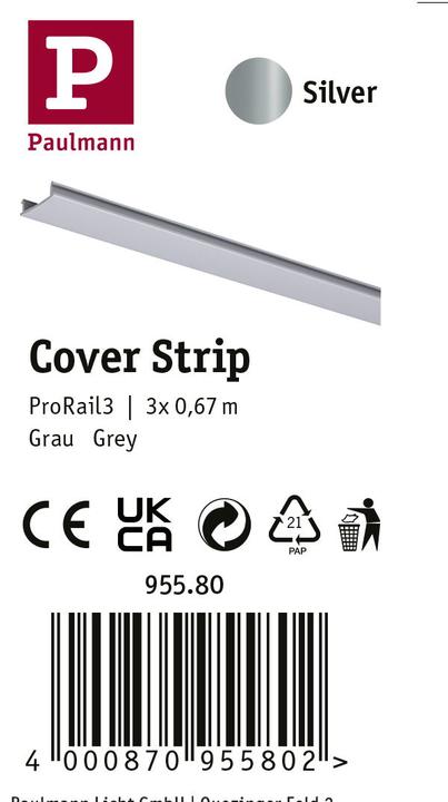 Image du produit Paulmann Couverture de rail ProRail3