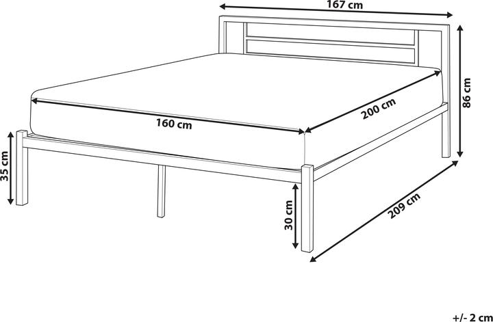 Image du produit Beliani Cusset (160 x 200 cm)