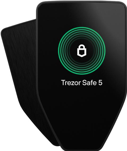 Actual product image Trezor Safe 5 - Black Graphite (Litecoin, Bitcoin, Cardano, Others, Dogecoin, Ethereum Classic, Bitcoin cash, Stellar)