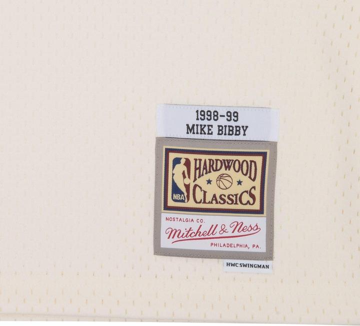 Actual product image Mitchell & Ness Swingman Jersey Vancouver Grizzlies OFF-WHITE Mike Bibby - S (S)