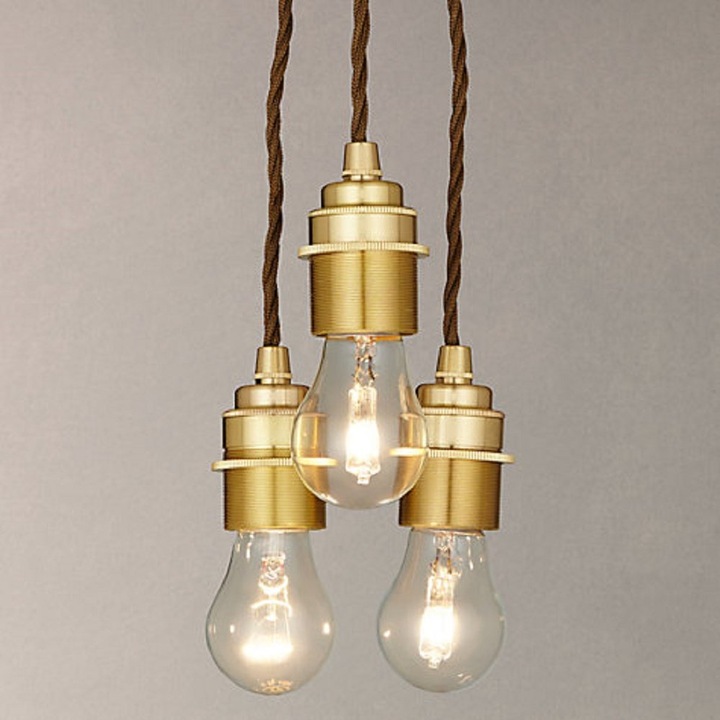 Actual product image Calex Retro Pendant Polished Brass (E27)
