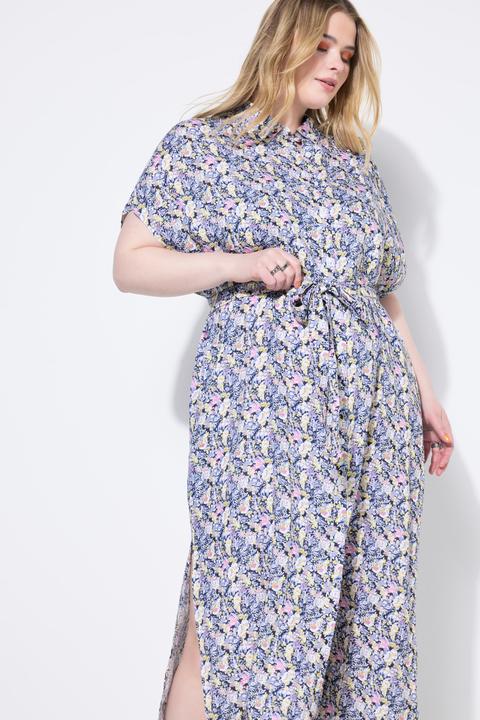 Produktbild Studio Untold Maxikleid, Hemdblusenkleid, Flower-Print (50, 52)
