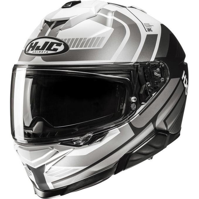 HJC, Casco da moto, I71 Viz Helm Grau/Schwarz (L)
