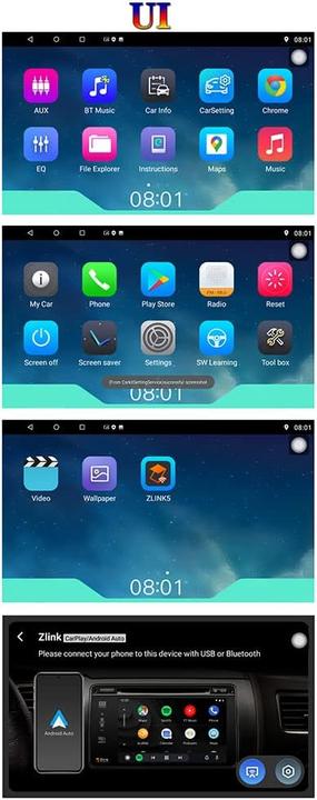 Produktbild Xisedo Autoradio für Peugeot (Android Auto)