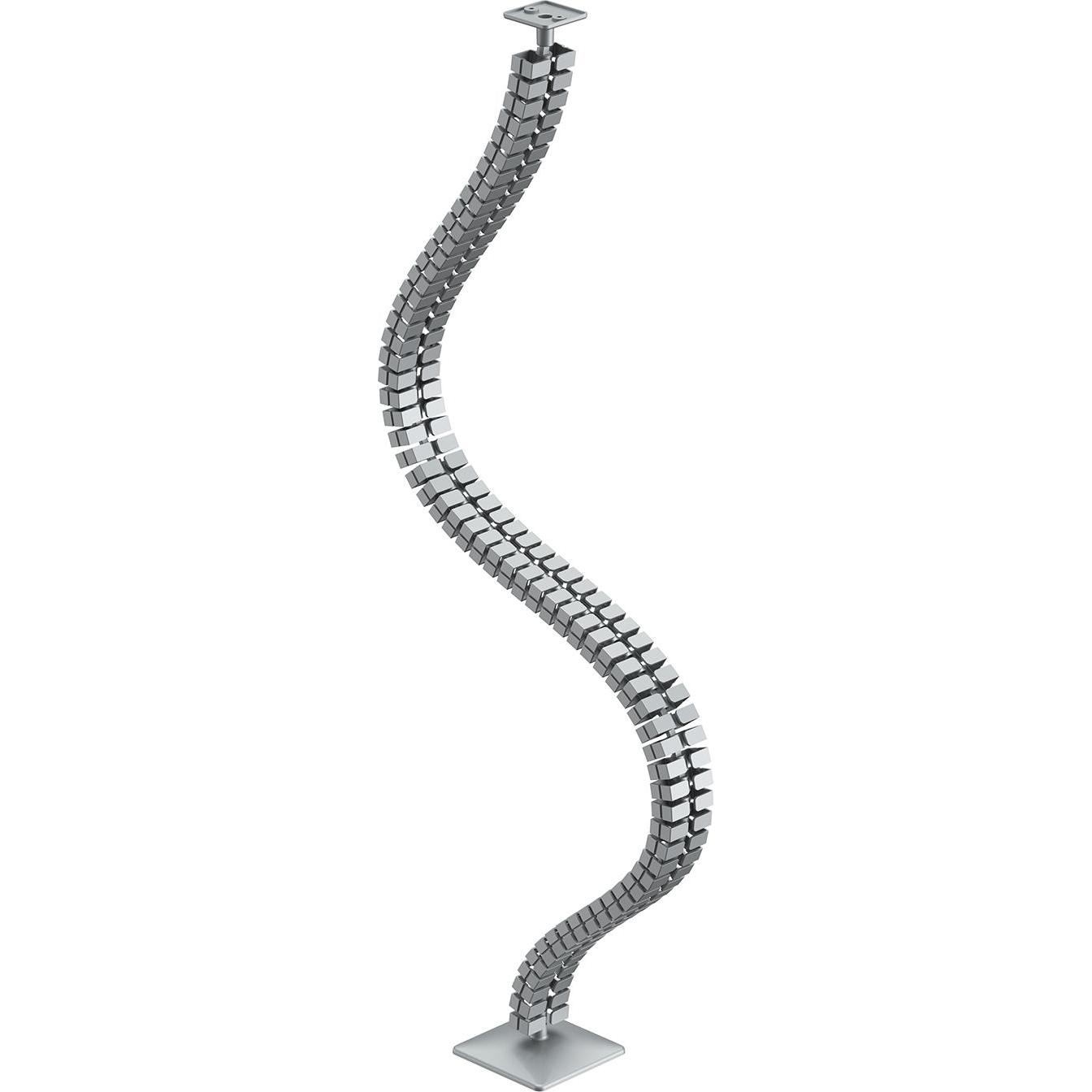 Hettich, Kabelschutz + Kabelführung, Kabelkette Slim Silber HxBxT 26x1310x56 mm (Kabelkanal, 1310 mm)