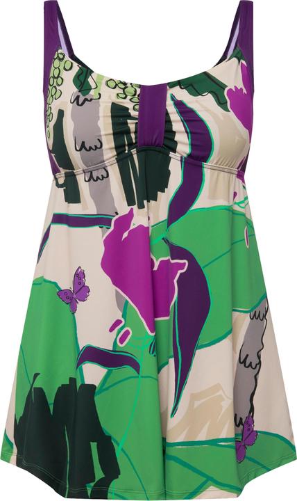 Produktbild Ulla Popken Badekleid, Palmen, Softcups, Powermesh-Futter (54)