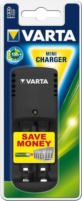 Actual product image Varta Mini Charger (1 pcs., 2100 mAh, Chargers without battery)