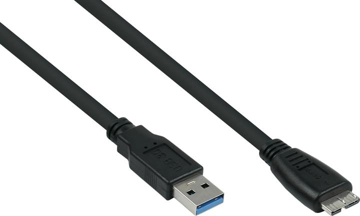 Produktbild Good Connections Kabelmeister USB 3.0 an USB Micro B CU 3m schwarz (3 m)