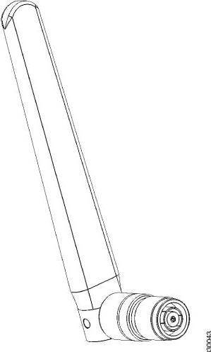 Produktbild Cisco AIR-ANT2524DW-RS= Netzwerk-Antenne Omnidirektionale Antenne RP-TNC 4 dBi (WLAN)
