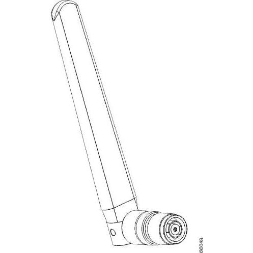 Thumbnail - Cisco AIR-ANT2524DW-RS= Netzwerk-Antenne Omnidirektionale Antenne RP-TNC 4 dBi (5G), Netzwerkantenne