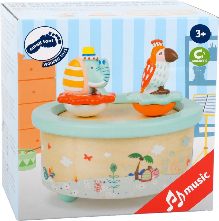Actual product image small foot Parrot and elephant