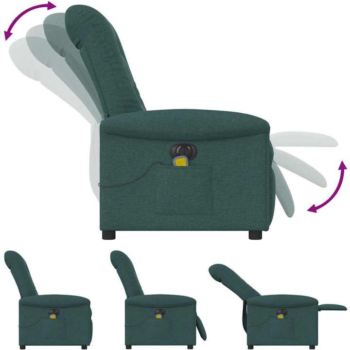 Actual product image vidaXL elektrischer Massagesessel