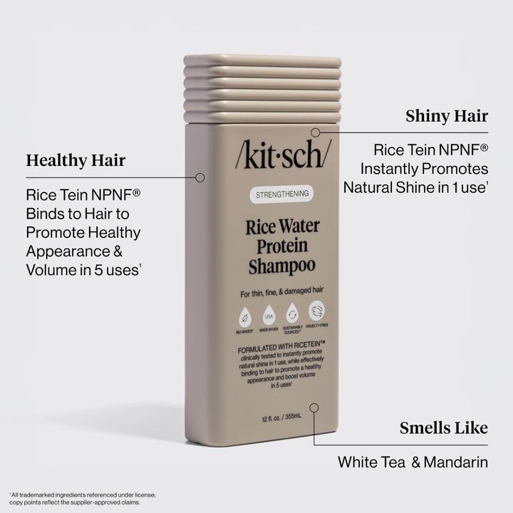 Immagine prodotto Kitsch Rice Water Protein Shampoo (Shampoo liquido, 355 ml)