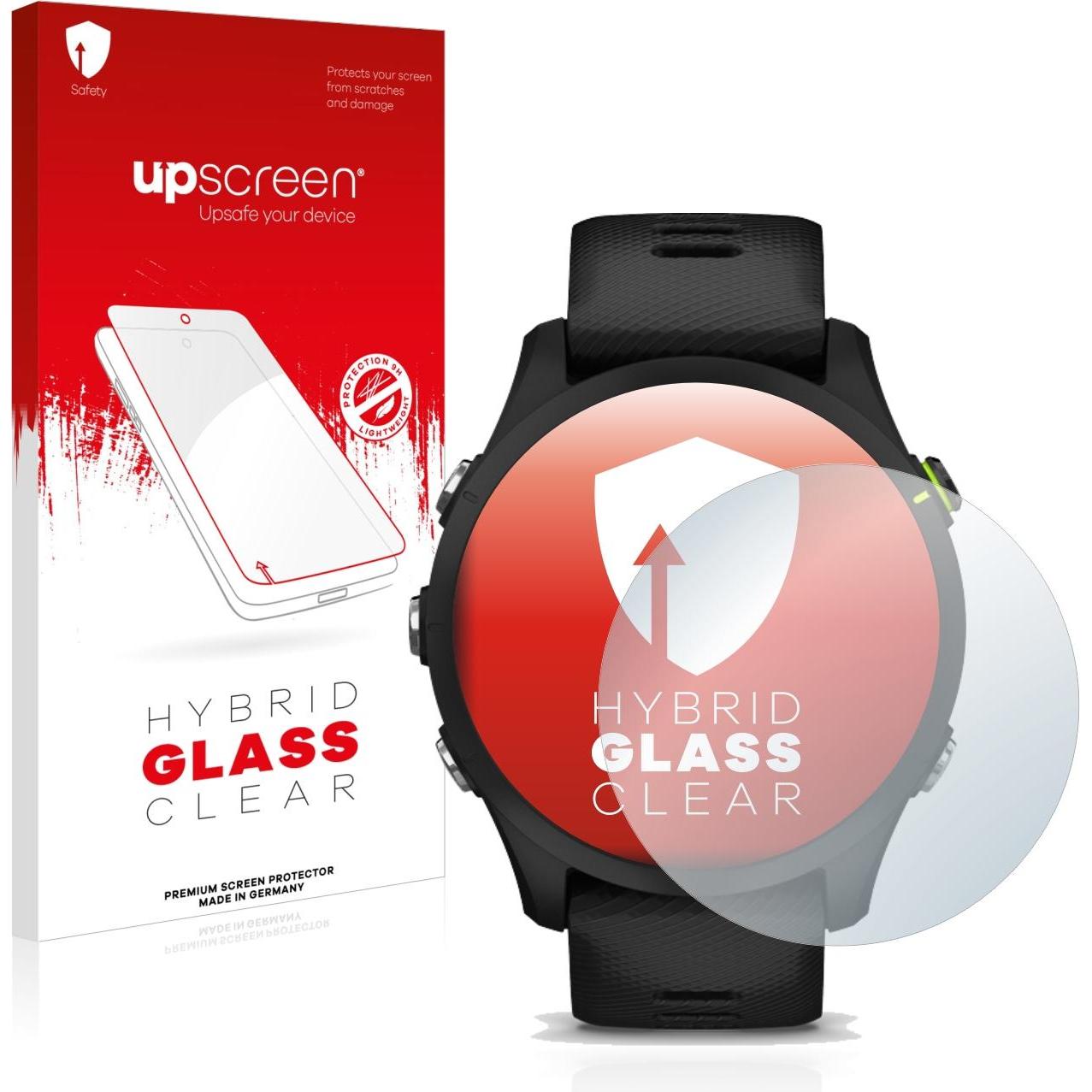 upscreen Scratch Shield Panzerglasfolie, Smartwatch Schutzfolie, Transparent